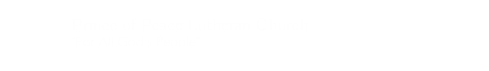 Prince of Peace Lutheran Church